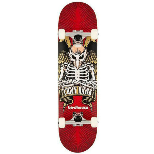 BIRDHOUSE SKATE COMPLETE TONY HAWK ICON RED 8.0"
