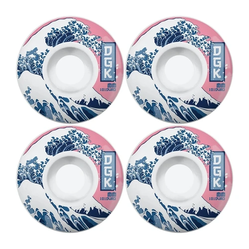 DGK Skateboard Wheels Tsunami Pink 53mm 101d
