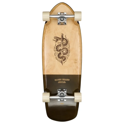 Globe Stubby Inner Savage 10" x 30.0" WB 16.25 Cruiser Skateboard Complete deck