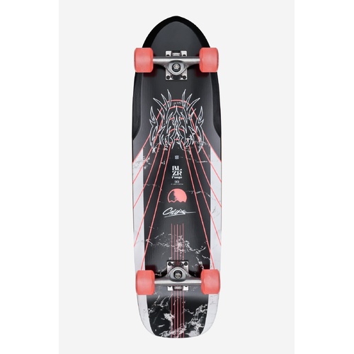Globe Blazer Fuego 9" x 32.5" WB 18.5 Cruiser Skateboard Complete deck