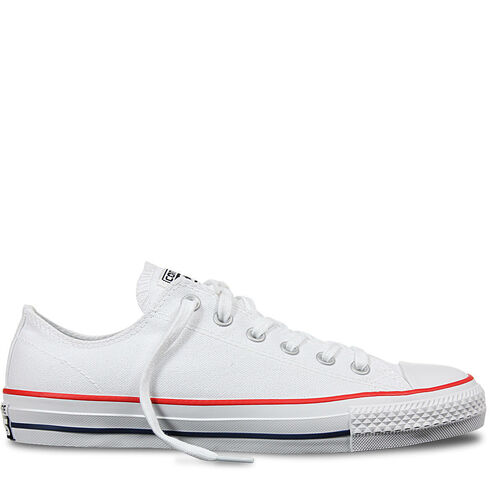CONVERSE CTAS PRO OX CHUCK TAYLOR SHOES ALL STARS LO FREE POST AUSTRALIAN SELLER [Colour: WHITE /RED - LO] [Size: MENS US 11/ WOMENS US 13]