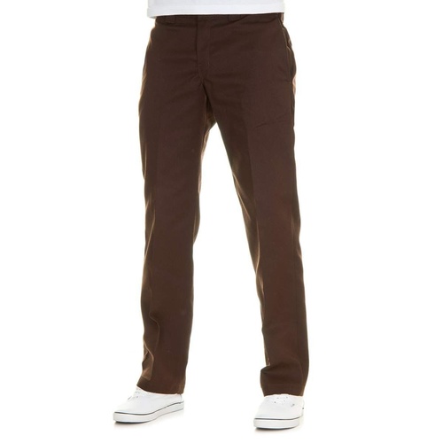 DICKIES STRAIGHT SLIM FIT WORK PANTS BROWN KINGPIN SKATE FREE POST AUS SELLER