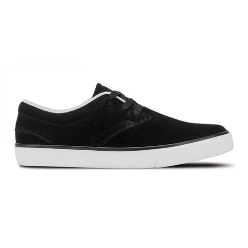FALLEN FOOTWEAR SPIRIT BLACK WHITE SKATE SKATEBOARD SHOES KINGPIN STORE AUS
