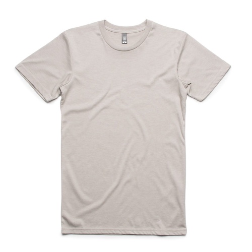 AS COLOUR T-SHIRT STAPLE TEE PLAIN LIGHT GREY NEW MENS AUSTRALIAN SELLER KINGPIN