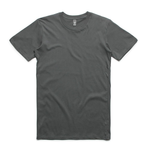 AS COLOUR T-SHIRT STAPLE TEE PLAIN CHARCOAL NEW MENS AUSTRALIAN SELLER KINGPIN