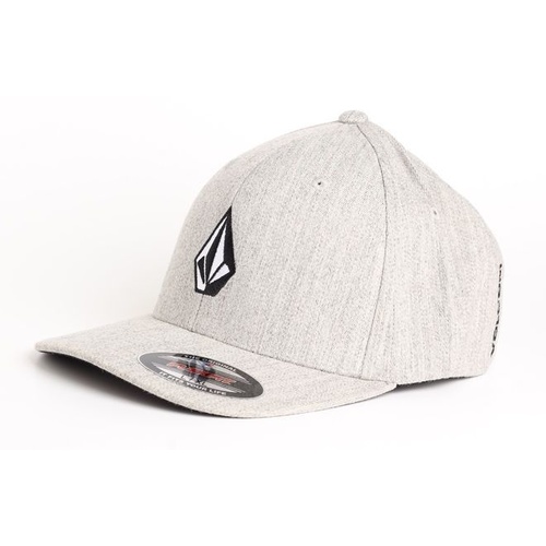 VOLCOM FULL STONE XFIT HAT HEATHER GREY NEW FLEXFIT CAP FREE POSTAGE SKATE AUST