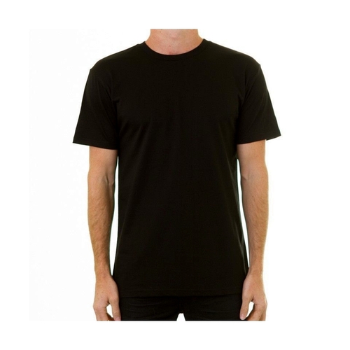 AS COLOUR T-SHIRT STAPLE TEE PLAIN BLACK NEW MENS AUSTRALIAN SELLER KINGPIN