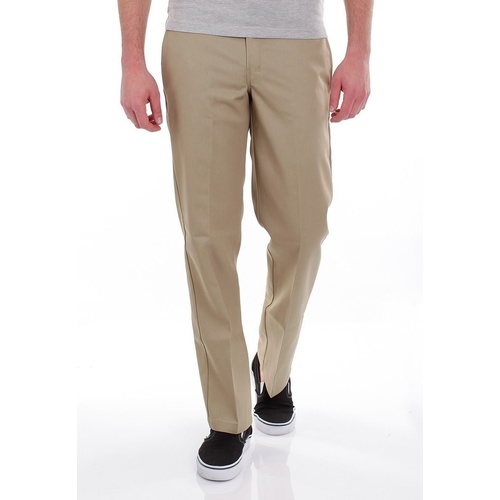 DICKIES STRAIGHT SLIM FIT WORK PANTS KHAKI KINGPIN SKATE FREE POST AUS SELLER