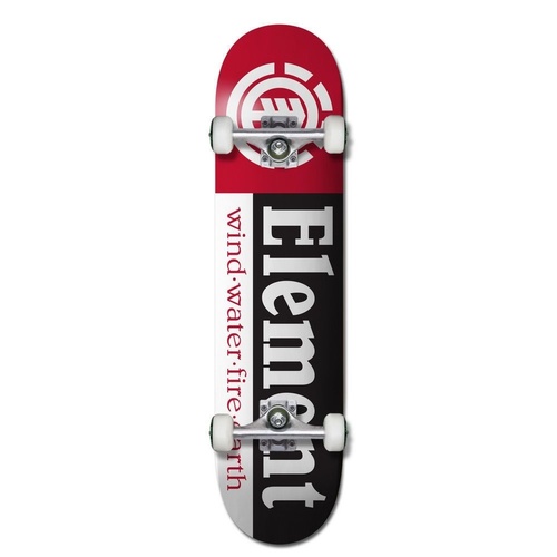 ELEMENT SKATEBOARD COMPLETE SECTION 7.5" FREE POSTAGE AUSTRALIAN SELLER