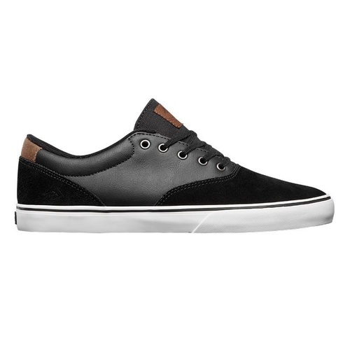 EMERICA PROVOST SLIM VULC BLACK BROWN MENS US 9 AUSTRALIAN SELLER FREE POSTAGE