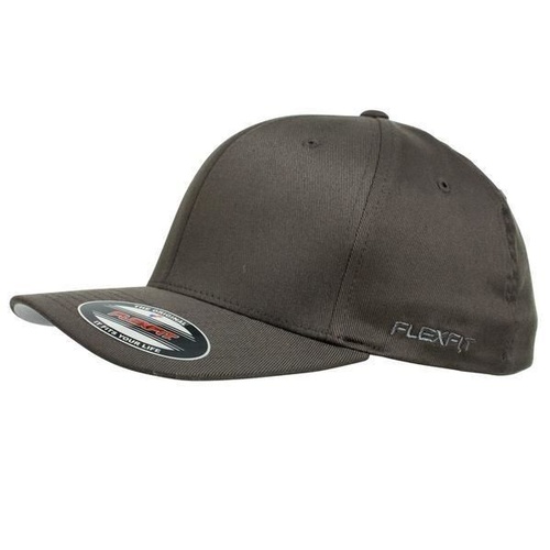 FLEXFIT PERMA CURVE CAP DARK GREY 6277 NEW FLEX FIT CAP AUST HAT HATS CAPS
