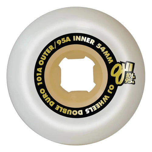 54MM DOUBLE DUROS GUM HARDLINE 101A/95A OJ WHEELS