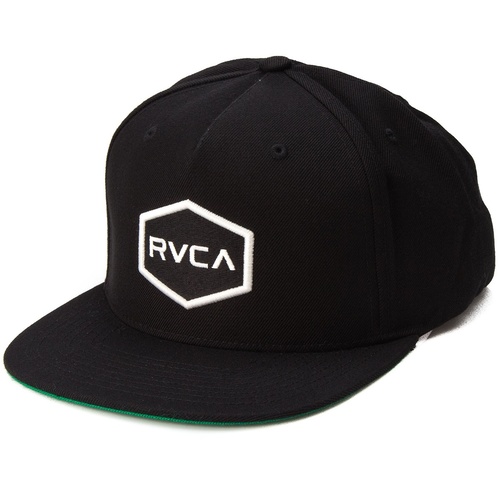 RVCA RVCA Commonwealth Snapback Hat RUCA CAP BLACK / WHITE NEW YUPOONG