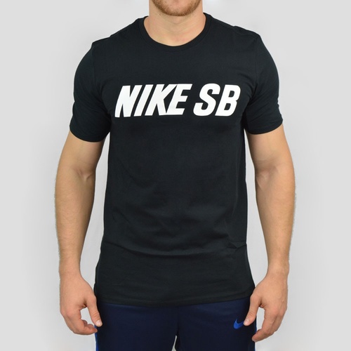 Nike SB Camiseta Block Black Essential Tee SKATE SKATEBOARD T-SHIRT TSHIRT NEW