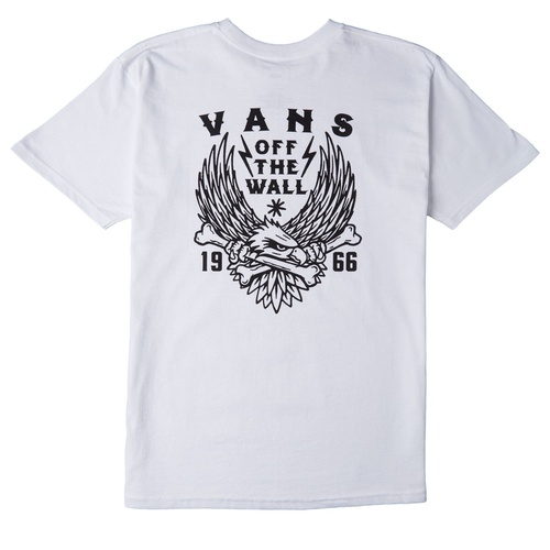 VANS SHOES Eagle Bones TEE T-SHIRT AUST SELLER WHITE