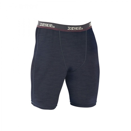 XCEL HEATHERED VENTX UNDERSHORT HEATHER BLACK New
