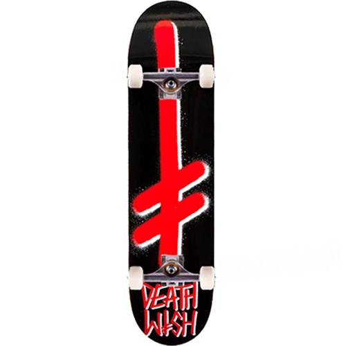 DEATHWISH SKATEBOARDS COMPLETE 8.0" Gang Logo ASSORTED FREE POSTAGE FREE GRIP AUSTRALIAN SELLER