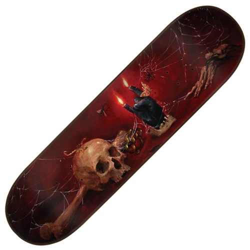 CREATURE SKATEBOARDS EVERSLICK BARBER VANITAS 8.25" X 32.04" SKATEBOARD DECK FREE GRIP