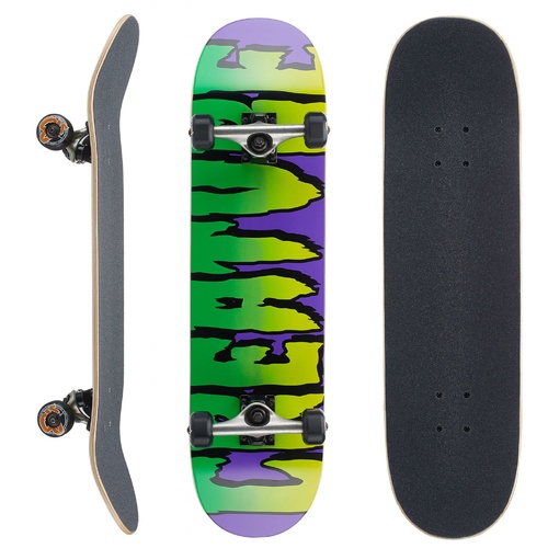 CREATURE COMPLETE SKATEBOARDS edger LG 8" SKATEBOARD DECK FREE GRIP