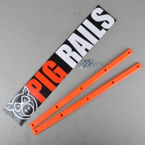 PIG RAILS - ORANGE NEW SLIDE SKATEBOARD SKATE AUS KINGPIN 
