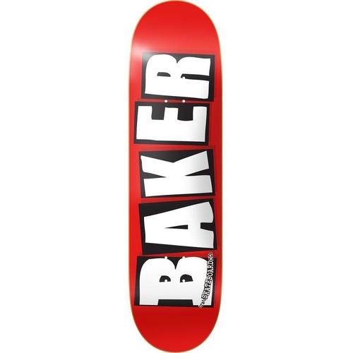 BAKER SKATEBOARDS DECK 8.0' TEAM RED FOIL FREE POSTAGE FREE GRIP AUSTRALIAN SELLER