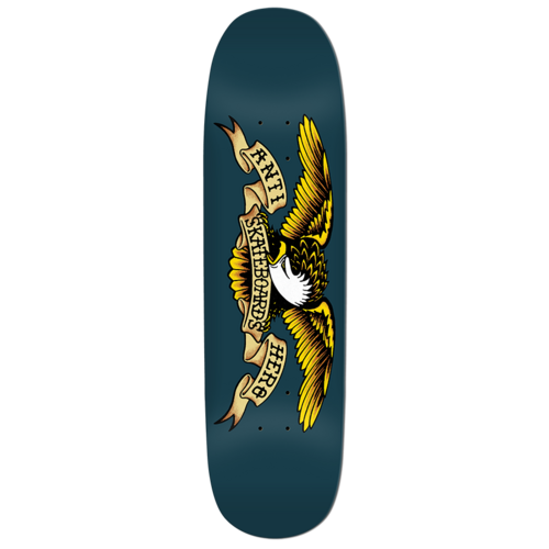 Anti-Hero Blue Meanie Classic Eagle Skateboard Deck - 8.75" DECKS FREE GRIP KINGPIN SKATE SHOP FREE POSTAGE ANTIHERO ANTI-HERO