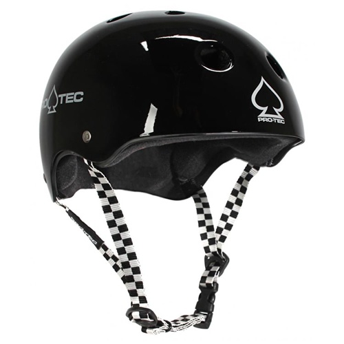 PROTEC HELMET Classic SKATE BLACK CHECK PRO-TEC AUST SELLER PRO TEC NEW