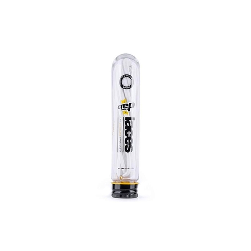 CREP Laces ROUND WHITE ICE WHITE GOLD TIP AUS SELLER LACES SHOE LACES
