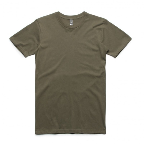 AS COLOUR T-SHIRT STAPLE TEE OLIVE PLAIN NEW MENS AUSTRALIAN SELLER KINGPIN