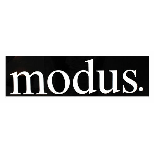 MODUS BLACK SKATEBOARD OG STICKER 7" INCH NEW BLACK STICKER AUST SELLER 1 ASSORTED STICKER.