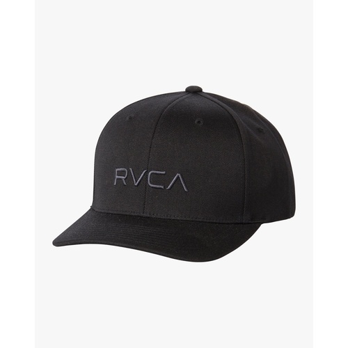 RVCA FLEX FIT CAP BLACK HAT FLEXFIT AUSTRALIAN SELLER SURF SKATE [Size: L/XL]