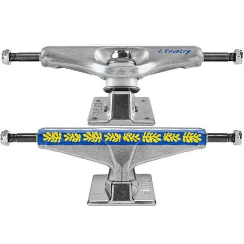 VENTURE SKATEBOARD TRUCKS HI LT TOUZERY 5.6" POLISHED SILVER SKATE TRUCK