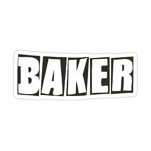 BAKER SKATEBOARDS STICKER 8.5" x 3" 