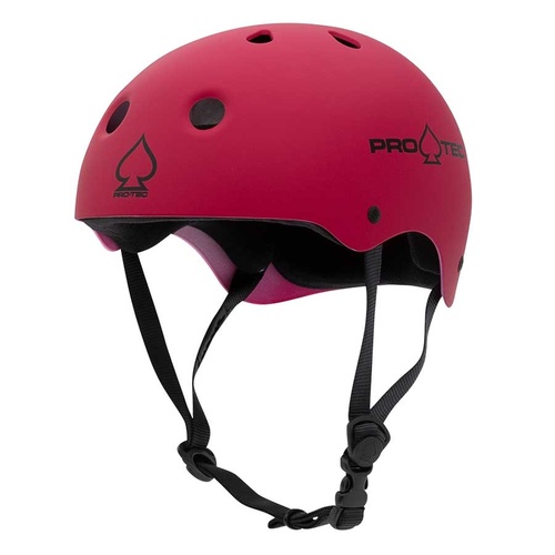 PRO-TEC HELMET CLASSIC CERTIFIED MATTE PINK PROTEC FREE POST [Size: EXTRA LARGE]