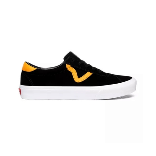VANS VA SPORT BLACK YELLOW SHOES NEW SHOE KINGPIN BLACK AUTHENTIC [Colour: BLACK]