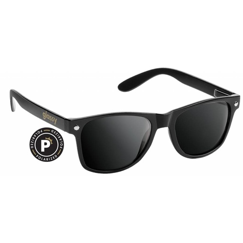 GLASSY LEONARD POLOURIZED BLACK SUNGLASSES SHADES SUNNIES SKATE SURF