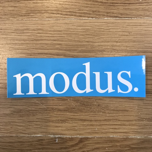 MODUS SKATEBOARD OG STICKER 14" INCH NEW BLUE STICKER AUST SELLER 1 ASSORTED STICKER.
