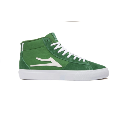 LAKAI NEWPORT HIGH SHOES GREEN SUEDE SHOE [Size: US 12]