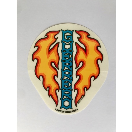 POWELL PERALTA Skateboard OG Sticker Tommy Guerrero 5" Flames