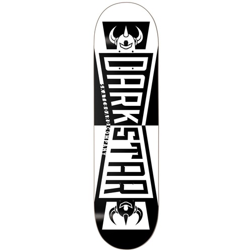 DARKSTAR Divide RHM 8.25" Deck Skate Board BLACK WHITE