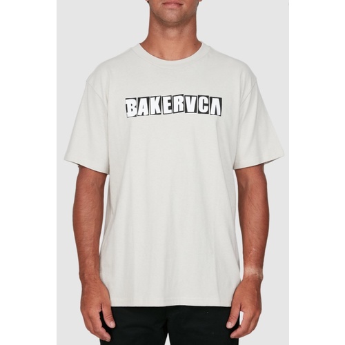 RVCA Bakervca Ransom Short Sleeve BONE T-Shirt Tee Ruca Baker [Size: S]