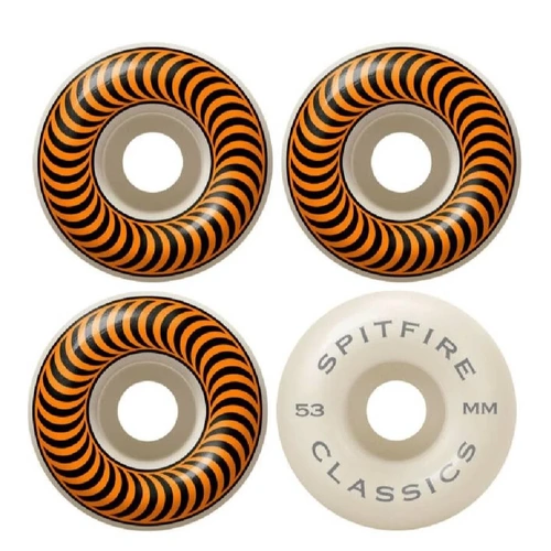 SPITFIRE WHEELS CLASSICS 53MM 99A SKATEBOARD WHEELS