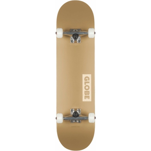 GLOBE Goodstock 8.375" X 32" Complete Skateboard SAHARA | plain skate board with globe logo
