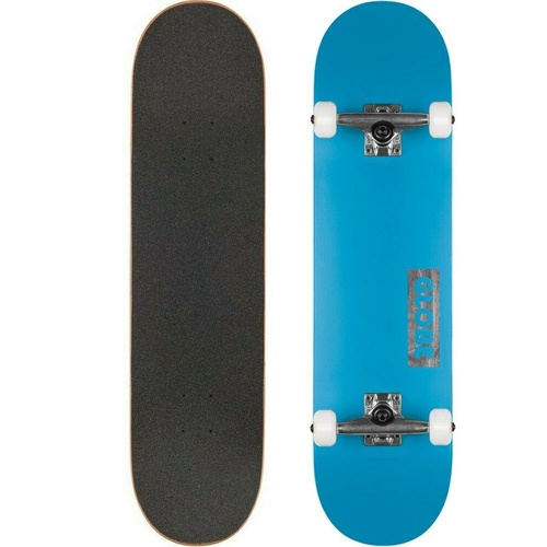 Globe Goodstock Skateboard Complete NEON BLUE 8.375"