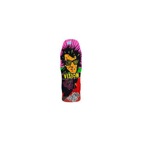 VISION Psycho Stick 10.0" Reissue Skateboard Deck red dip