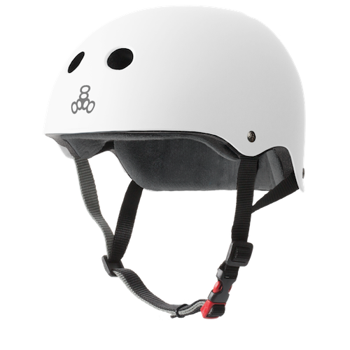 TRIPLE 8 Sweatsaver Multi Sport Lid WHITE | triple 8 skate board helmet [Size: XS / S]