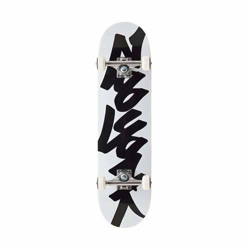 ZOO YORK OG 95 Tag 8.0" WHITE BLACK Complete Skateboard