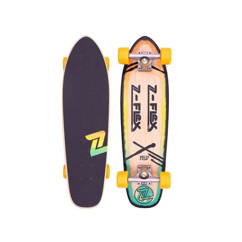 Z-FLEX Pop Complete Skateboard Cruiser 27.0" RASTA | zflex z flex