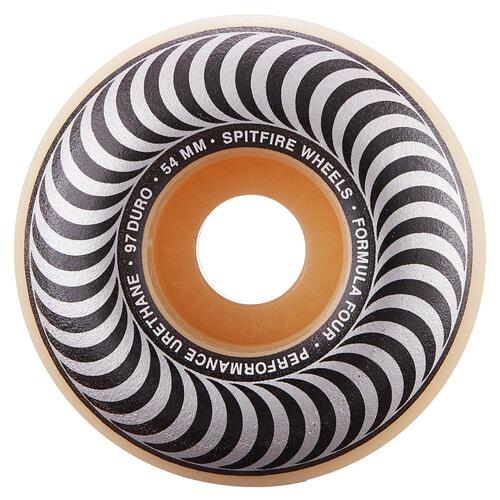 SPITFIRE SKATEBOARD WHEELS FORMULA 4 CLASSICS 54MM silver WHEEL 97D