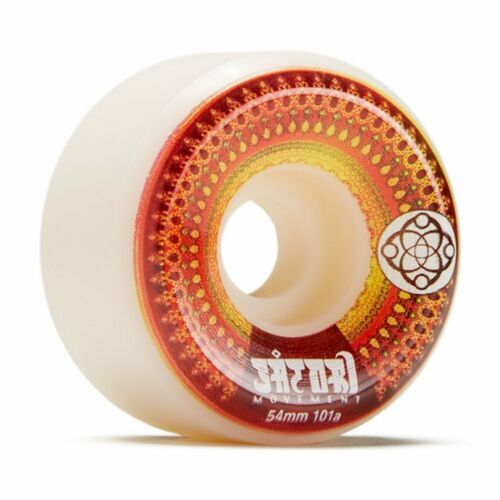 SATORI Mandala Series 54mm 101a Conical Shape Skateboard Wheels RED